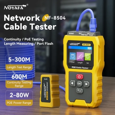 Tester mrežnih kablova i PoE ,NOYAFA NF-8504 MFP - Slika 4