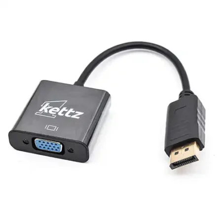 Kettz DisplayPort M. na VGA F. konvertor KT-DP2VG