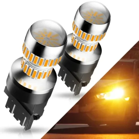 AUXITO 3157 LED žute sijalice CANBUS 54SMD T25 3157-54H-DD-Y2