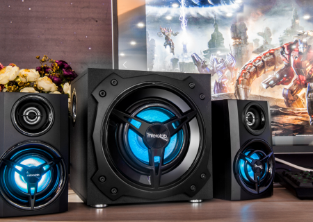 Microlab T11 Aktivni drveni zvucnici 2.1 42WRMS(26W, 2x8W) SD, USB, Bluetooth, 3.5m RGB light