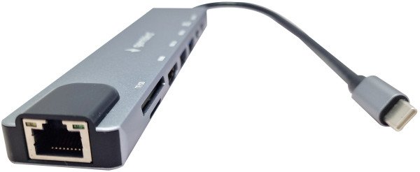A-CM-COMBO8-05 * Gembird USB HUB Type-C 8-in-1 multi-port adapter USB-C+USB-A+HDMI+PD+card+RJ45, FO - Slika 2