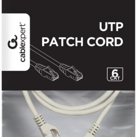 PP6U-CU-1.5M Gembird Mrezni kabl, CAT6 BAKARNI UTP Patch cord 1.5m grey