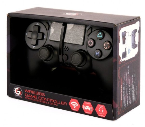 JPD-PS4BT-01-BK Gembird PC/PS4 Bezicni gamepad sa dvostrukom vibracijom Black (alt. JPD-Wireless) - Slika 2