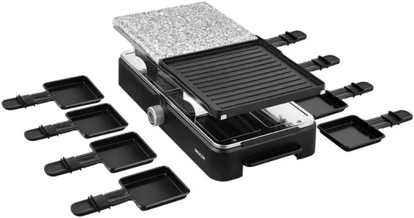 SENCOR stoni grill SBG 0260BK,1400 W,crna,uklonjiva ploca,4.2 kg - Slika 4