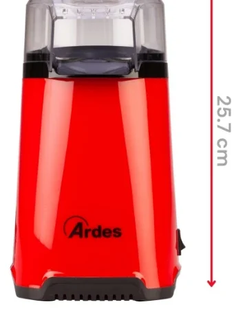 ARDES AR1K05 Aparat za kokice,1200 W, Crveno/Crna