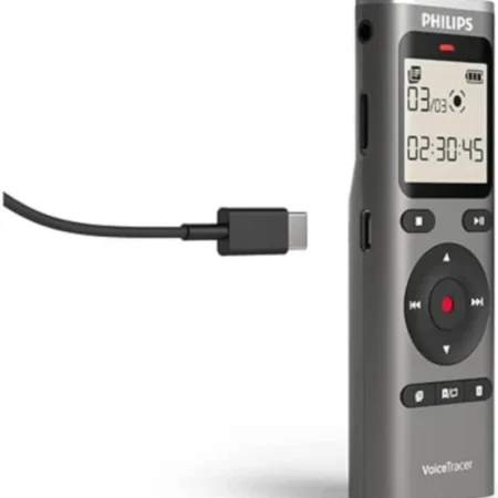 Philips Diktafon DVT1170 Mono,8GB,LCD 2x AAA,siva,USP C,USB 2.0