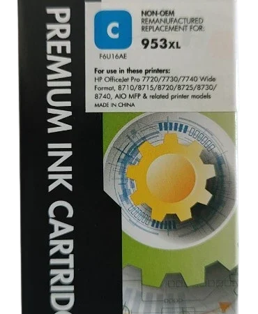 Inkjet compatible za HP F6U616AE(#953XL)/CY/SCC Cyan