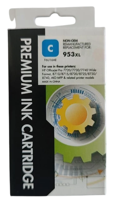 Inkjet compatible za HP F6U616AE(#953XL)/CY/SCC Cyan