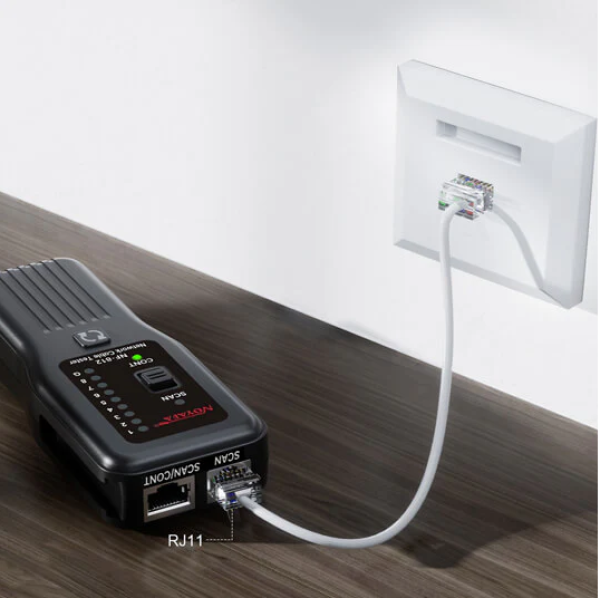 NOYAFA NF-812 Tester mrežnih kablova za RJ45 i RJ11 - Slika 4