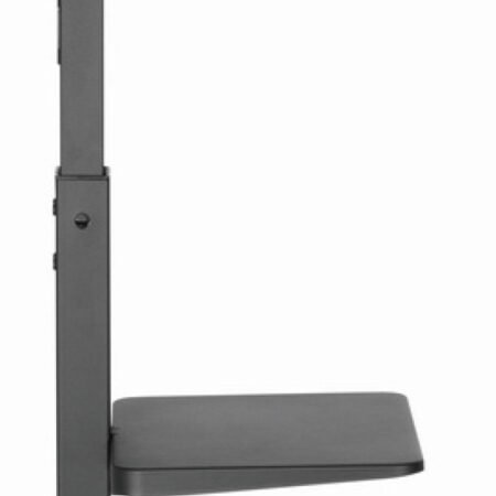 TVS-75S-02 Gembird Mobilni sto sa tockicima, 37-75, crne boje