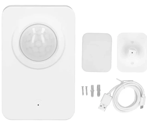 Tuya Wi-Fi smart senzor pokreta,WIFI,Tuya app.,ugao detekcije 128°,Bela - Slika 2