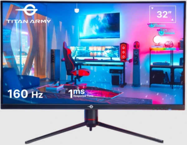 Titan Army Monitor 32 P32A2V 3840x2160/4K UHD/1ms/160Hz/2xHDMI/DP/3xUSB/USB-C/HDR600/Zvucnici - Slika 3