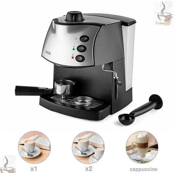 Aparat za espresso kafu Mühler MCM1587 - 850W , 15 bara - Slika 3