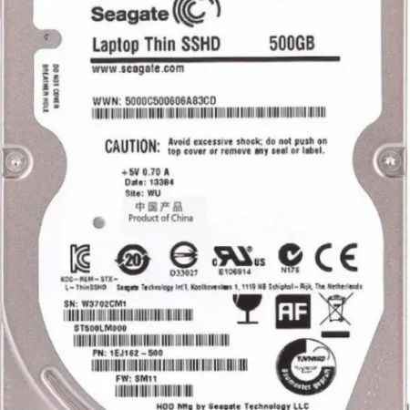 HDD 2.5 * 500GB ST500LM000 SEAGATE Notebook thin 5400rpm 64mb Flash 8gb SATA3  7mm