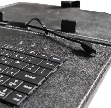 TA-PCK10-BLACK ** Gembird US Tastatura za 10 Tablet PC sa futrolom, sa micro USB konektorom (639)