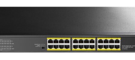 Cudy GS1028PS2 24-Port Gigabit PoE+ Switch with 2 SFP ports 300W