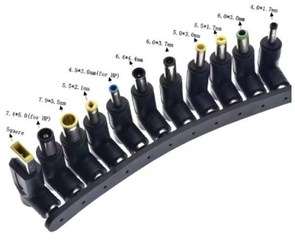 SMART-C11H Gembird 11Pcs 240W Universal Laptop Connector 5.5 x 2.5mm(2.1) - Slika 4