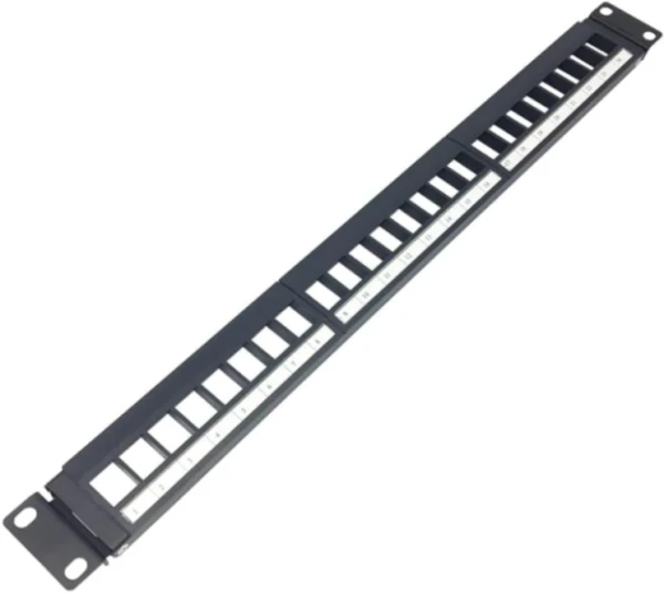 ExeLink Patch Panel cat5e 24P 19 1U bez modula sa nosacem kabla - Slika 2