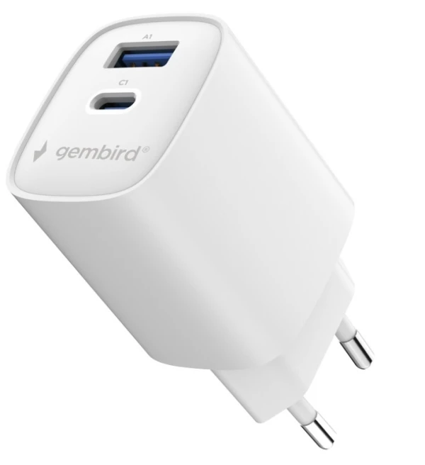 TA-UC-1A1C-PD45-01-W Gembird 2-port 45 W USB fast charger - Slika 2