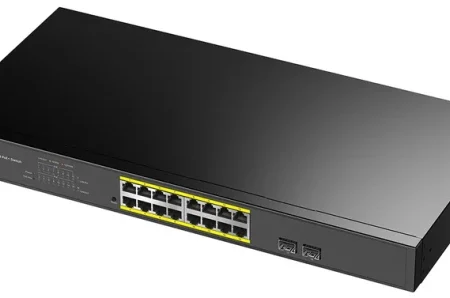 Cudy GS1016EPS2 V1.0 Switch 16× GbE with 802.3at/af Mode A PoE 2× 1.25G SFP 200W Power Supply