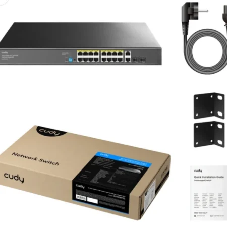 Cudy GS1018PS2 V3.0 Switch Gigabit RJ45 portovi:18 PoE portovi: 16 30W