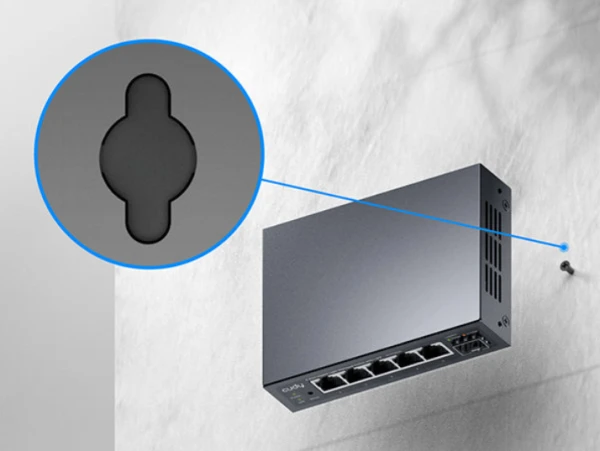 Cudy GS105ES1 V1.0 Switch Flash/ROM: 8 MB (64 Mbit) 1.25G SFP Gigabit RJ45 - Slika 4
