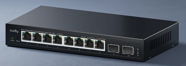 Cudy GS108ES2 V1.0 Switch 8× GbE, 2× 1.25G SFP Extend Mode VLAN Mode - Slika 3