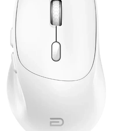 Cudy MS9945, bluetooth bežièni miš sa tihim klikovima 2.4 GHz,opticki USB 800-1600 DPI,White,112 mm