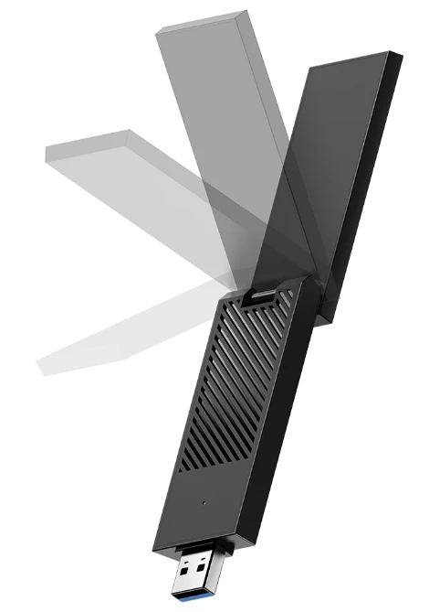 Cudy WU6500,BE6500 Wi-Fi 7 USB 3.0 adapter sa visokim pojaèanjem, V1.0, 2.8 Gbps+2.8 Gbps+688 Mbps - Slika 3