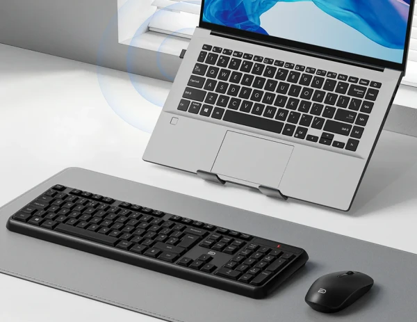 Cudy MK200 Black set mis + tastatura Full size DPI 800 1200 1600 - Slika 3