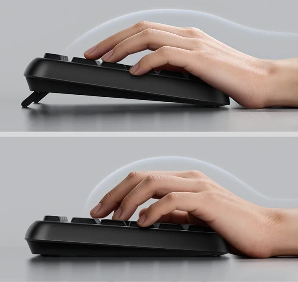 Cudy MK200 Black set mis + tastatura Full size DPI 800 1200 1600 - Slika 4