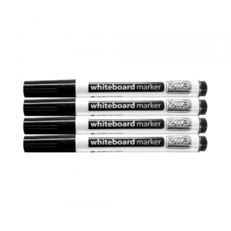 Board marker 2x3 AS104B - set 4 crna markera