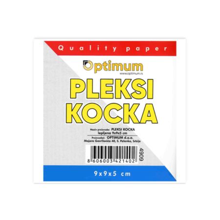 Pleksi Kocka za poruke 9x9  800lis.