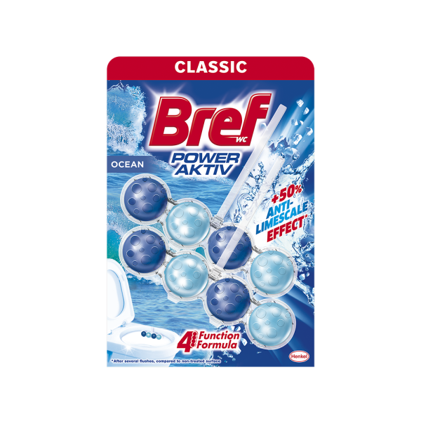 Osveživač za WC šolju Bref kuglice 2x50g 2/1 ocean