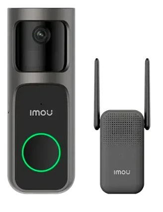 Imou 3MP Wi-Fi Doorbell 2S Kit 2K QHD 5000mAh rechargable