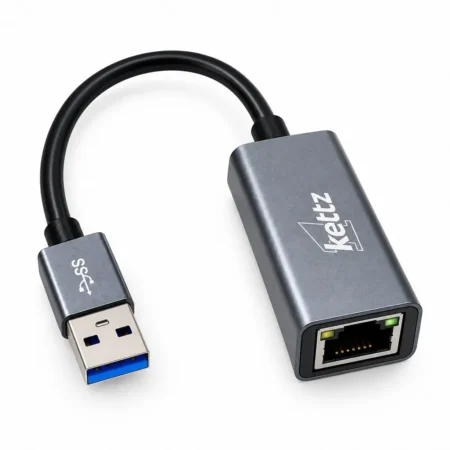 Kettz USB 3.0 to RJ45 KT-AU108 1000Mbps Gigabit Network Card Adapter